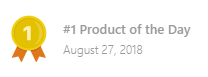 Namefruits Product of the Day bei ProductHunt